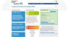 Desktop Screenshot of grandictionnaire.com